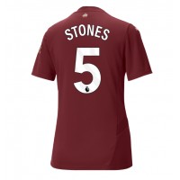 Camiseta Manchester City John Stones #5 Tercera Equipación Replica 2024-25 para mujer mangas cortas